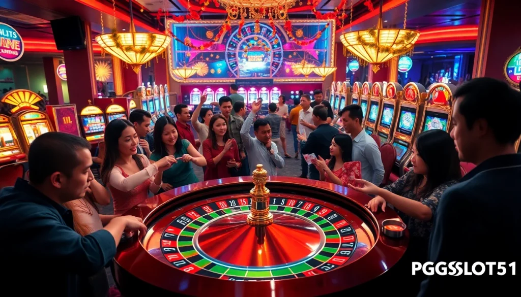 Experience the thrill of winning with PGSLOT51 at an exhilarating casino featuring roulette, slots, and poker.